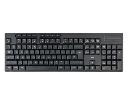 Klawiatura HAMA Klawiatura bezprzewodowa WK-200 czarna 4047443524065
